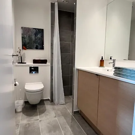 Apartment Directly To Seafront Of Bassin 7 With Big Balcony And Free Parking Aarhus