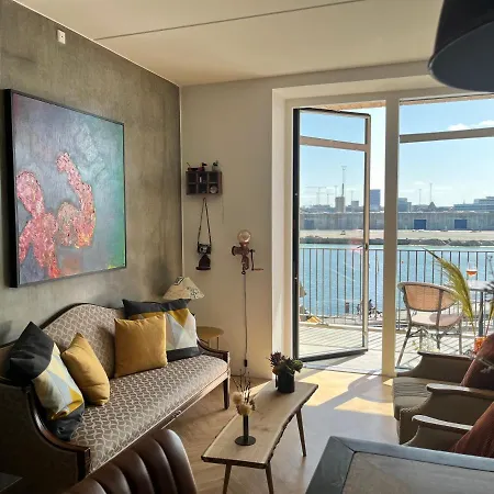 Directly To Seafront Of Bassin 7 With Big Balcony And Free Parking Apartamento Århus